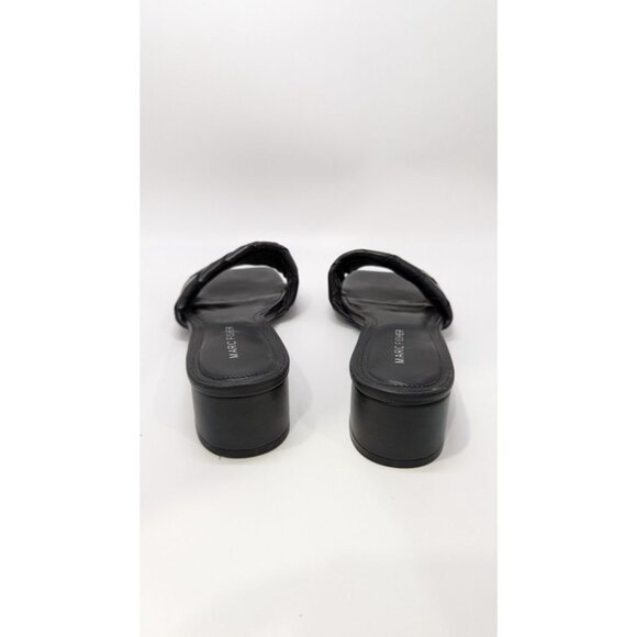 Marc Fisher Black Casper Open-Toe Sandals - Picture 3 of 6